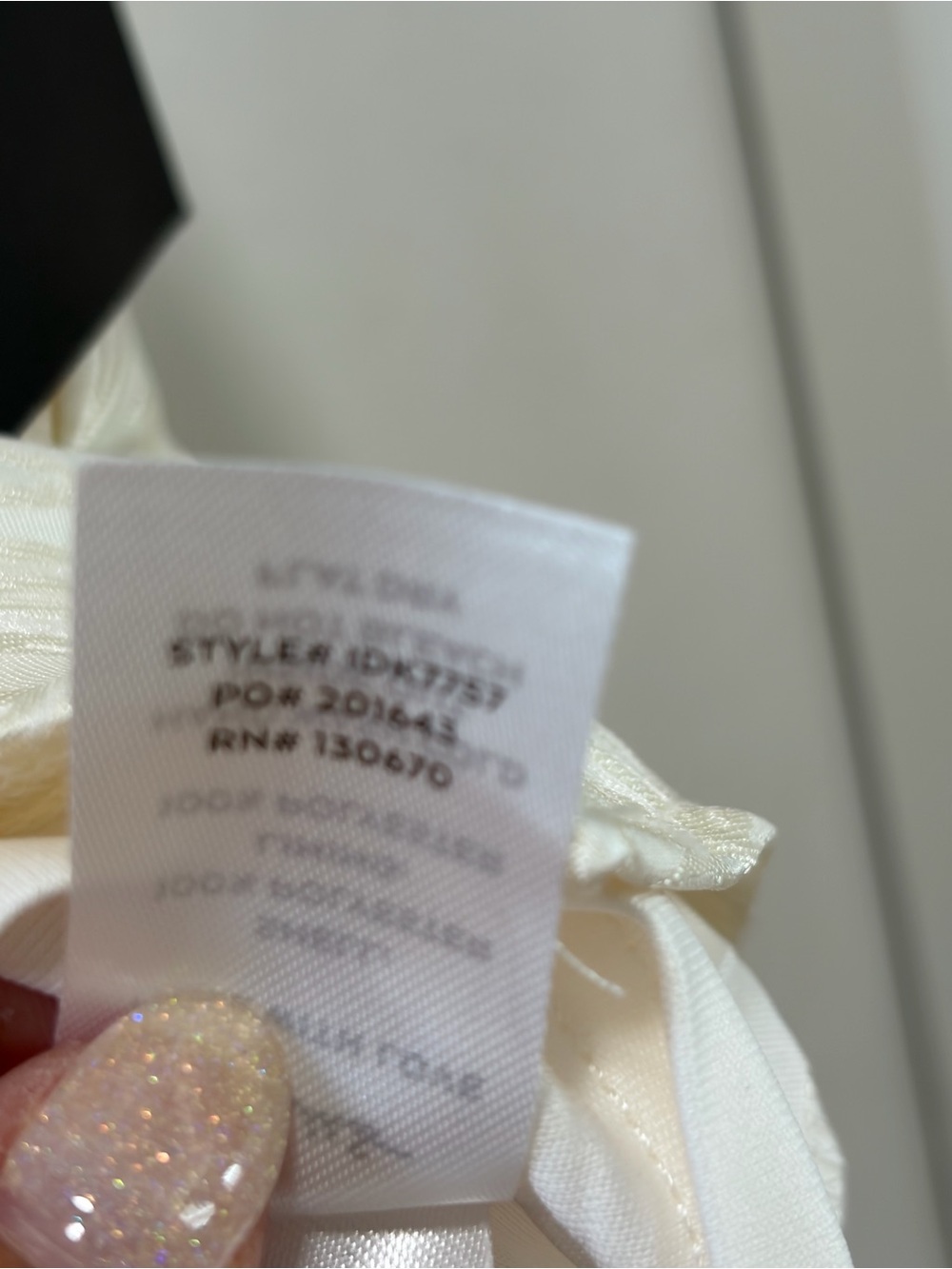 Lulus Bubbly Beauty NWT size Large Ivory Jacquard Strapless Bustier Mini Dress - Picture 9 of 15